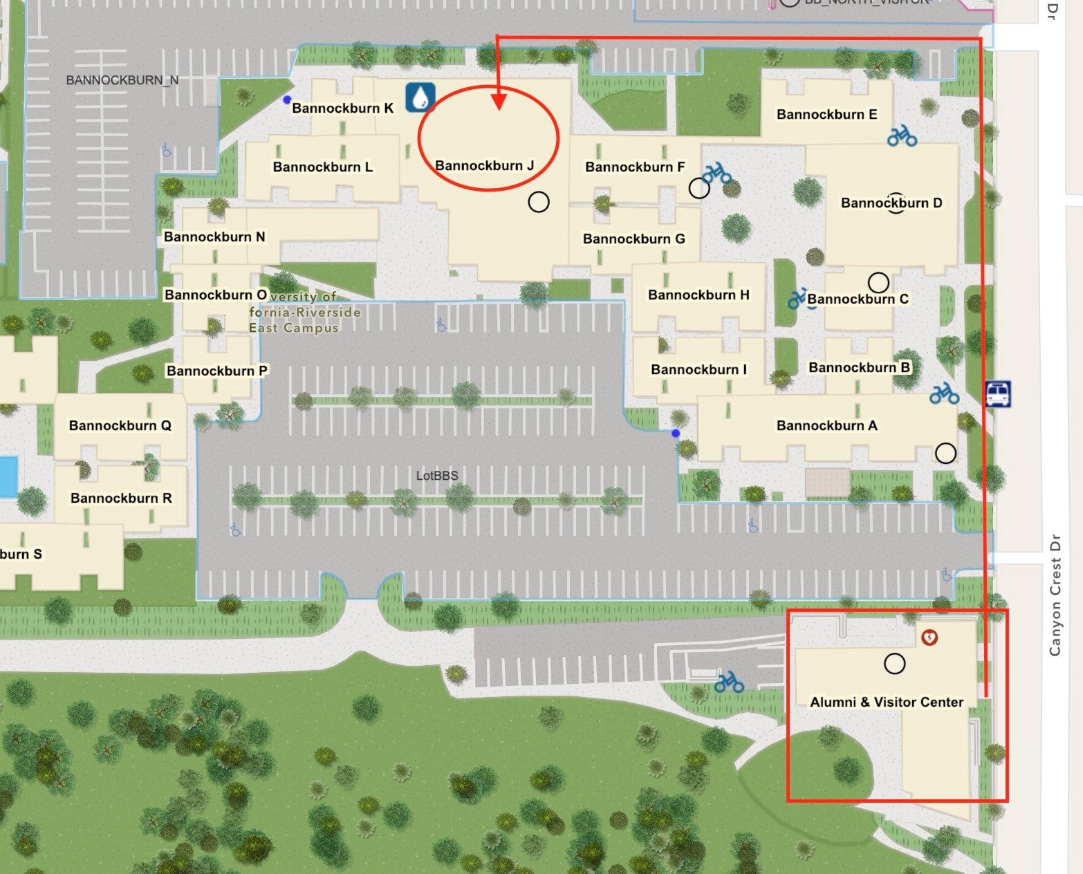 Bannockburn Map Routed