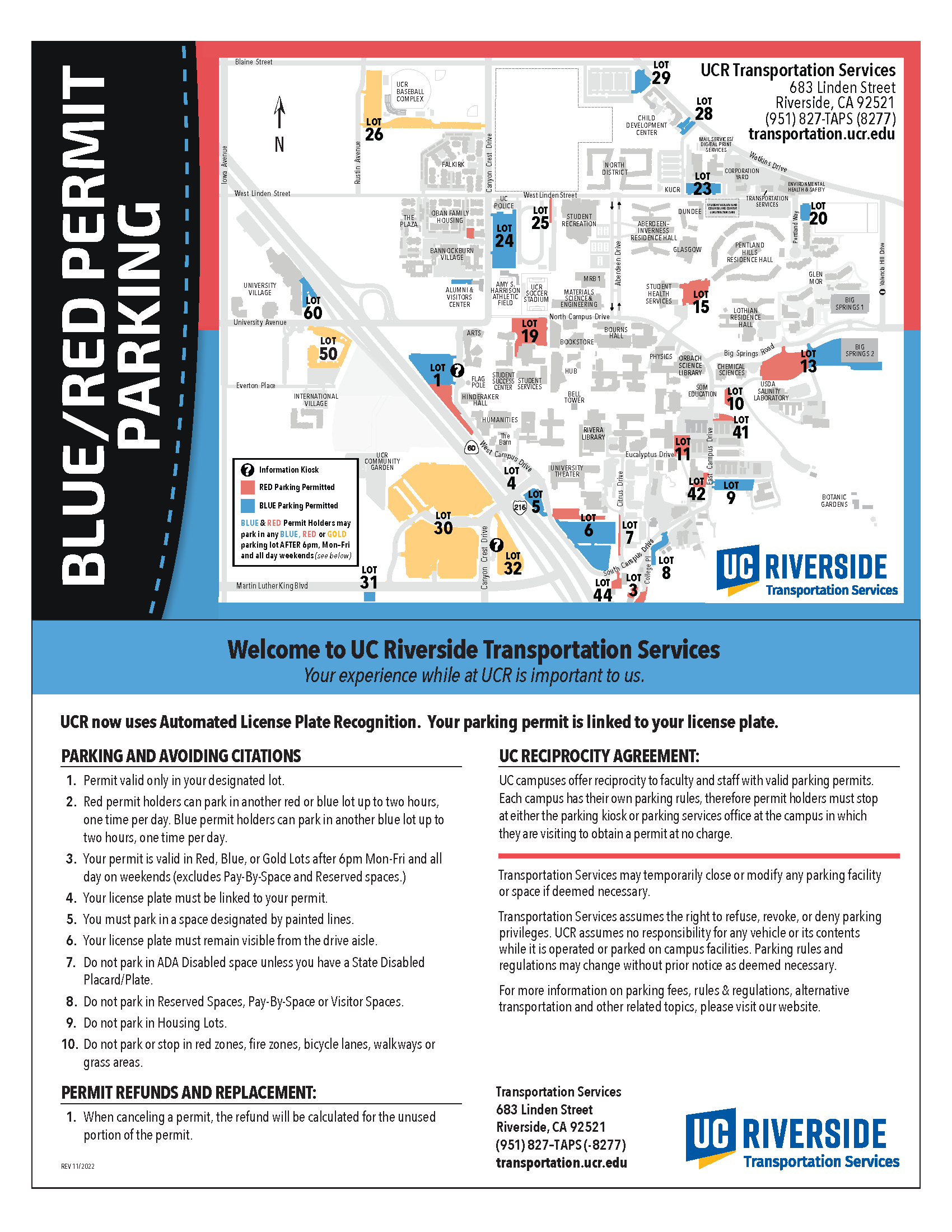 Blue Red Parking Map Nov 2022 