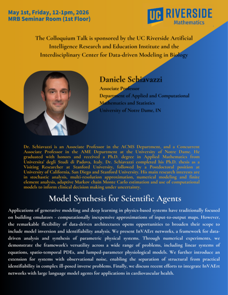 ICDMB Colloquium Poster for May 1st 2026 (pdf link available for download)